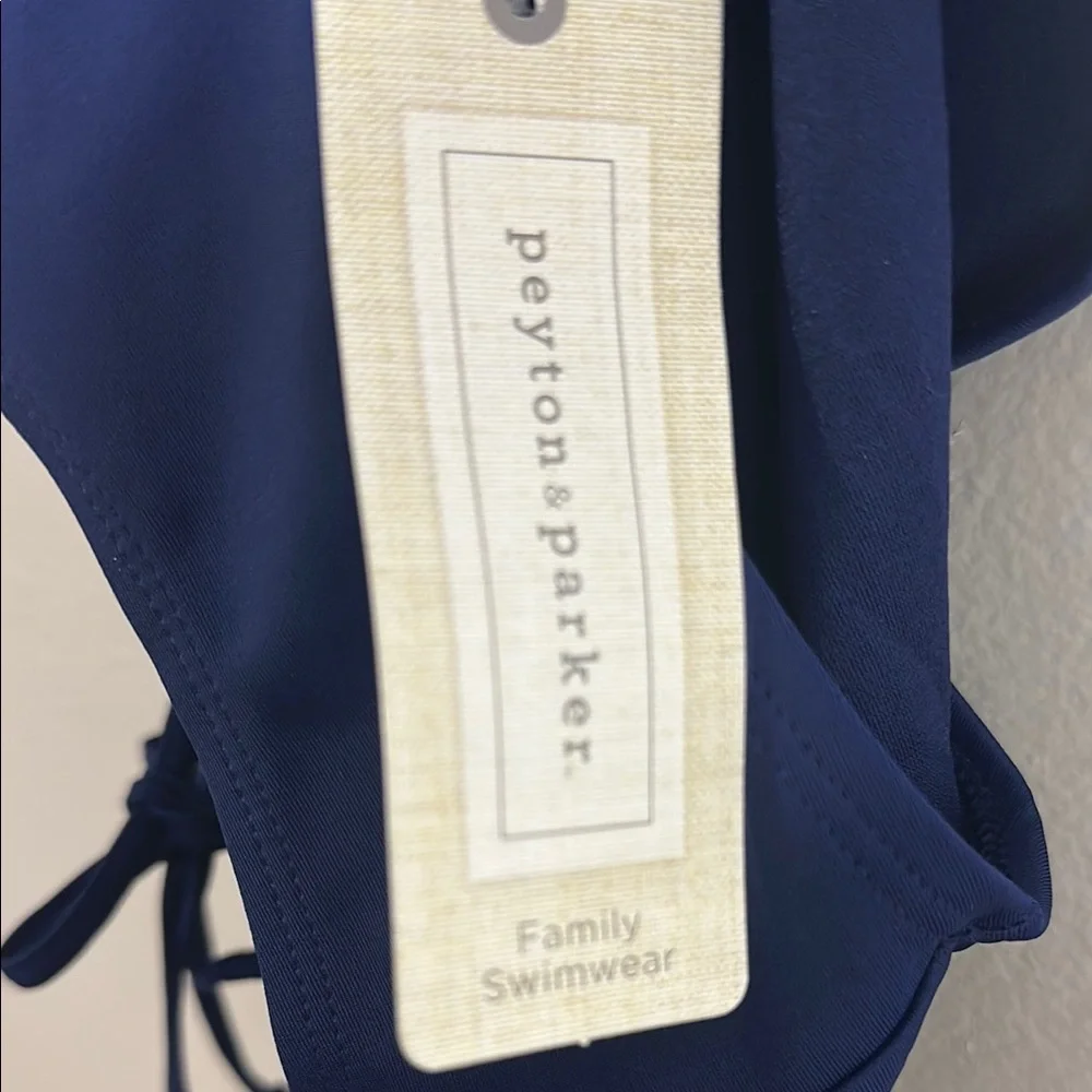 NEW‎ Peyton & Parker Navy Bikini Bottom with Side Ties